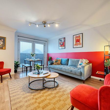 Ferienwohnung Modern 2 Bed Flat With Free Parking Glasgow Exterior foto