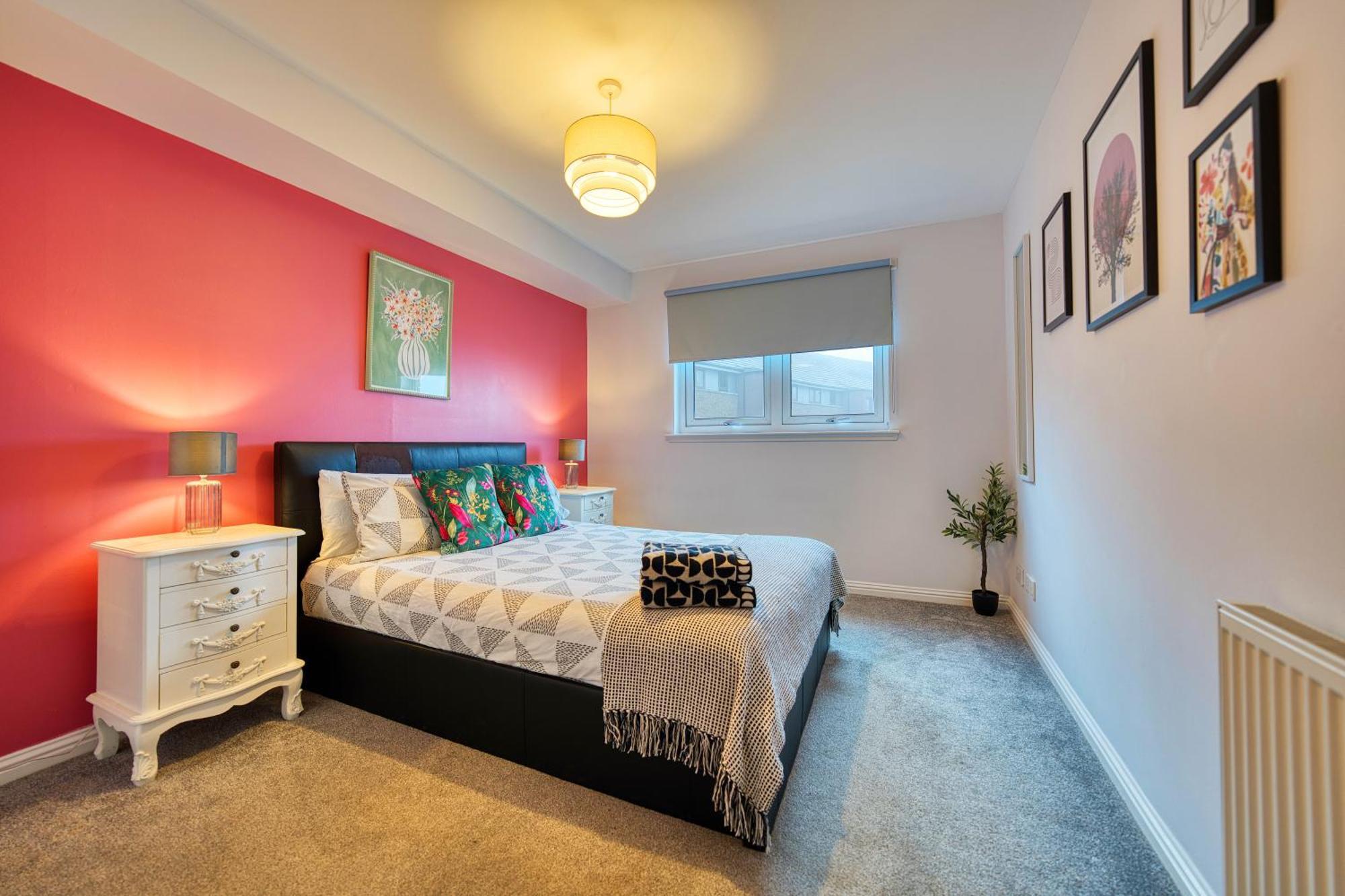 Ferienwohnung Modern 2 Bed Flat With Free Parking Glasgow Exterior foto
