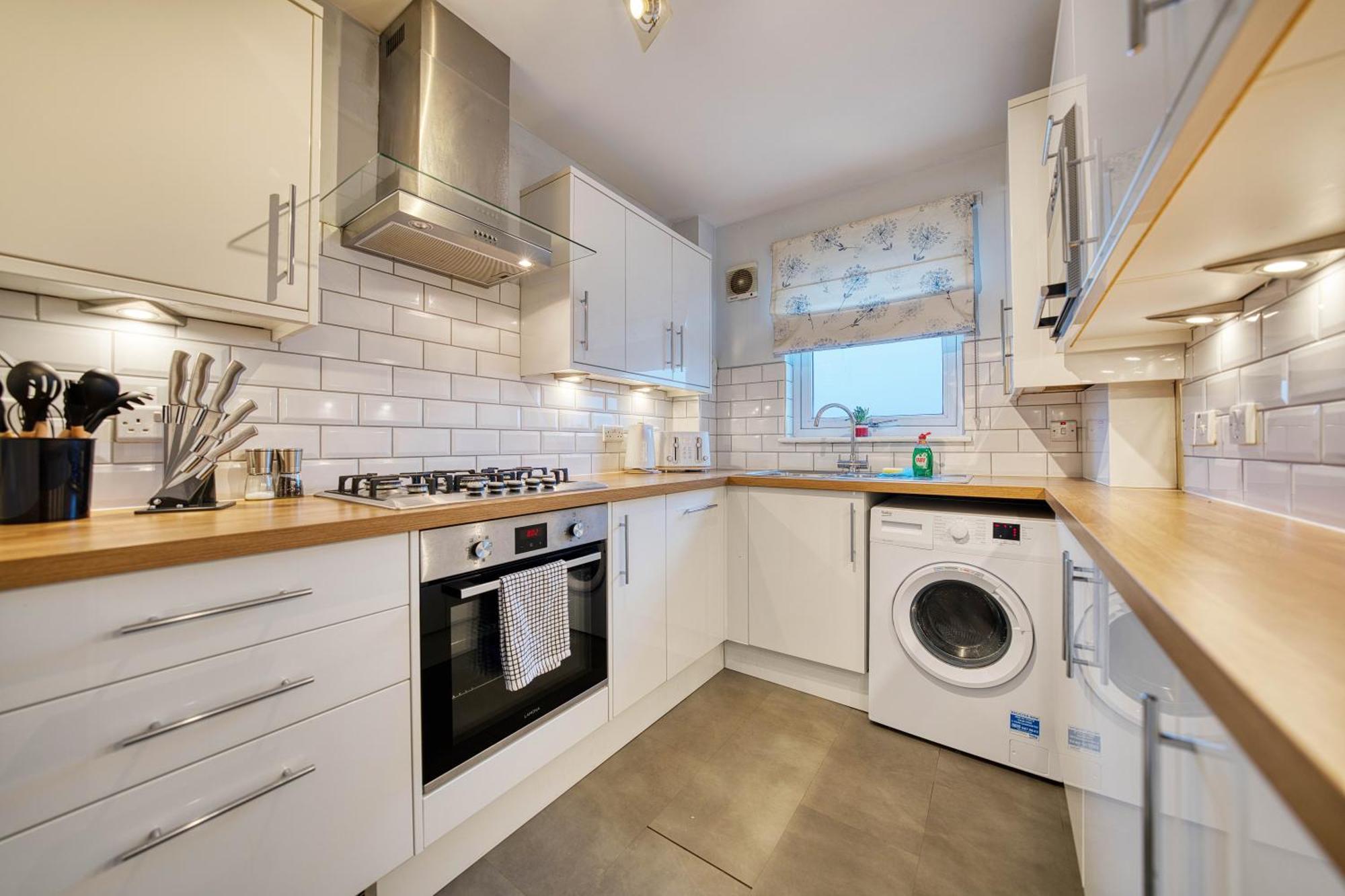 Ferienwohnung Modern 2 Bed Flat With Free Parking Glasgow Exterior foto