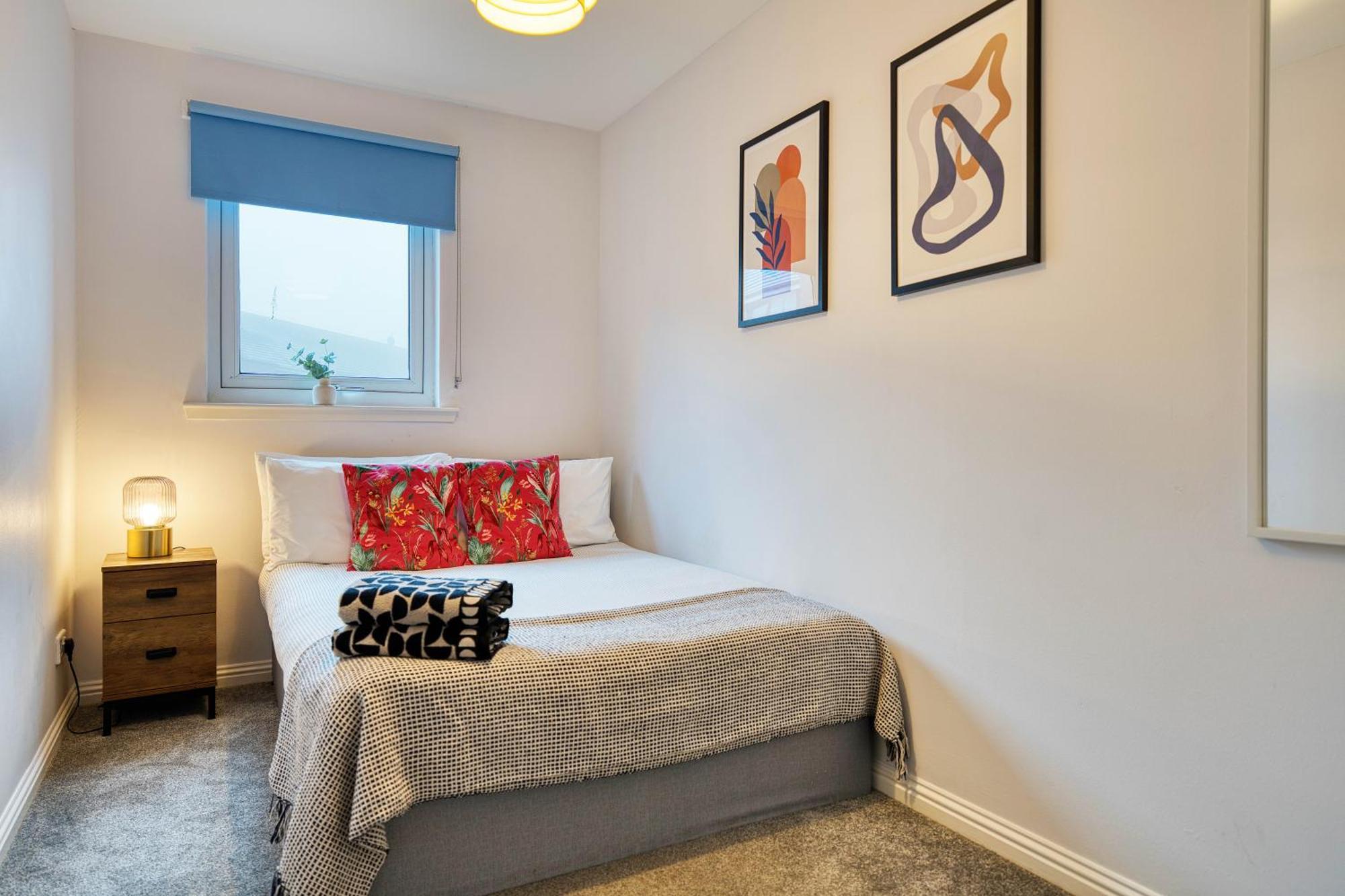 Ferienwohnung Modern 2 Bed Flat With Free Parking Glasgow Exterior foto