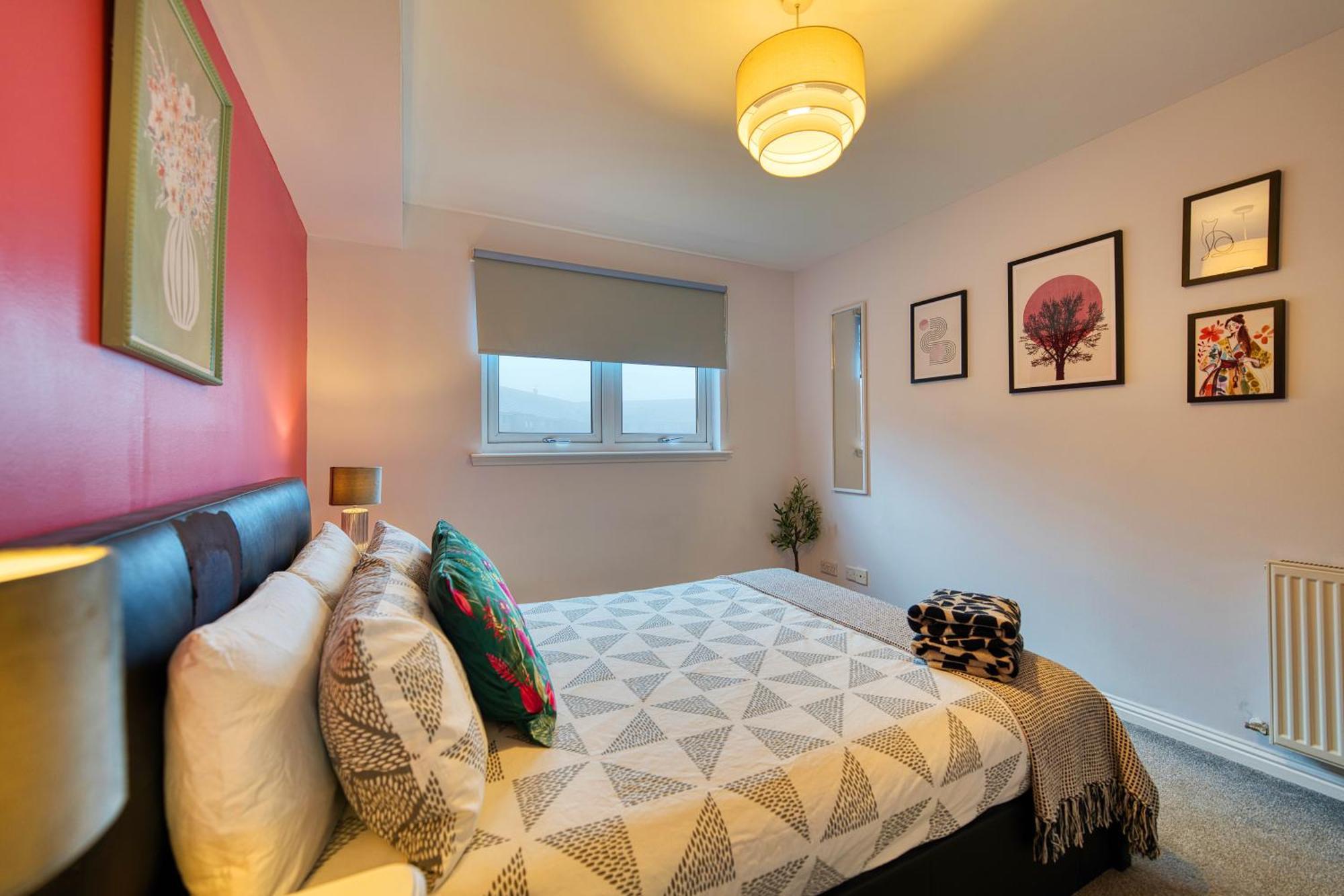 Ferienwohnung Modern 2 Bed Flat With Free Parking Glasgow Exterior foto